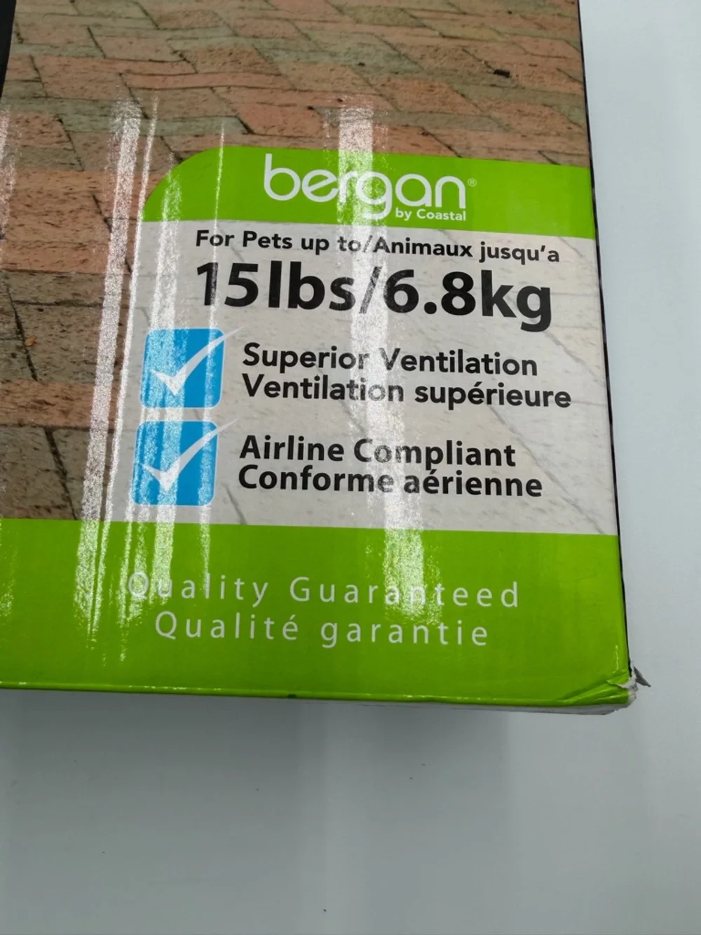 NIB Bergan Rolling Pet Carrier in Heather Grey